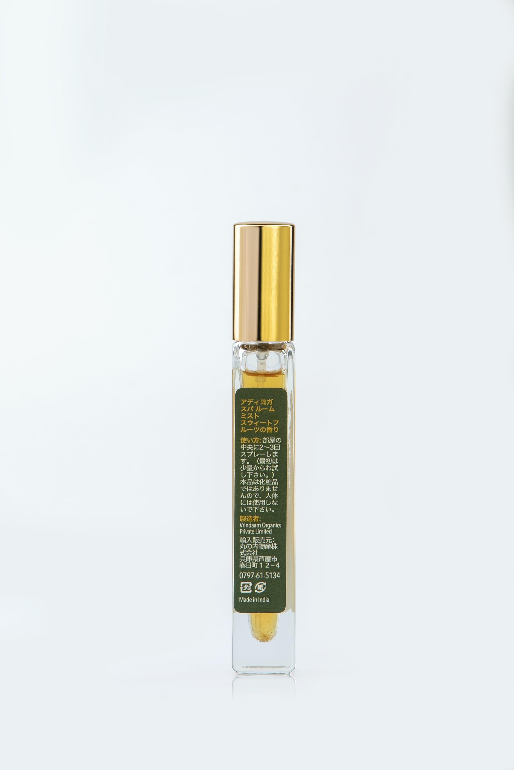 VRINDAAM スパ ルームミスト  10ml 全6種まとめてお買い得セット ルーム フレグランス 香り マンダリン、オレンジ、ラズベリーなど ヨガ アーユルヴェーダ Amazon | VRINDAAM スパ ルームミスト ＜Adiyoga＞ 10ml 全6種 ルーム